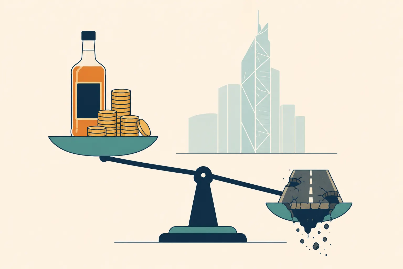 Gurugram’s Liquor Crores Can’t Hide Its Broken Lanes